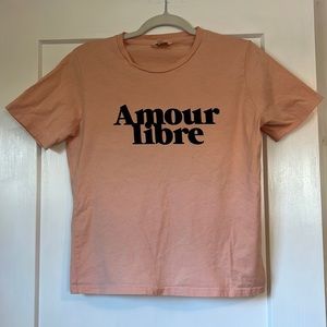 Sézane ‘Amour Libre’ t-shirt